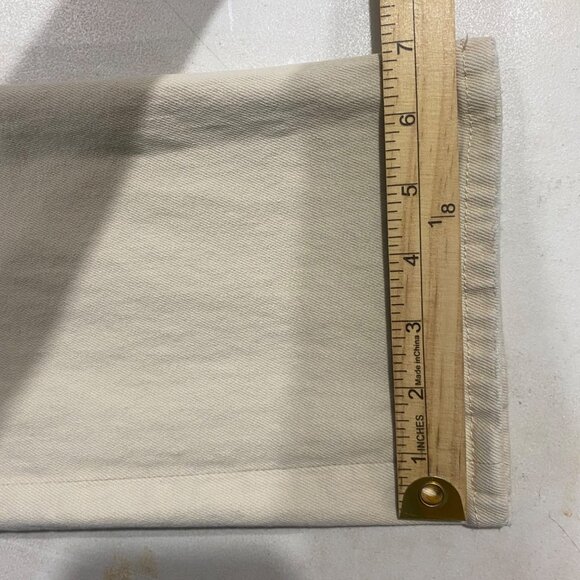 H&M &Denim Jeans Womens Size 10 Vintage Slim High Waist Beige Denim - Picture 14 of 15